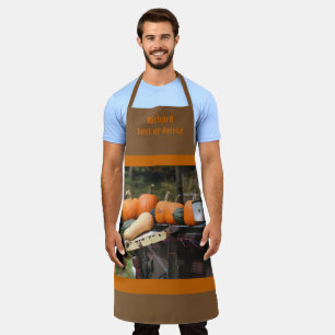 Country Garden Pumpkins And Squash Personalised Apron