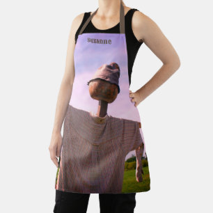 Country Garden Scarecrow Nature Personalised Apron