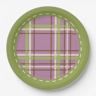 Country Garden Wedding Paper Plate