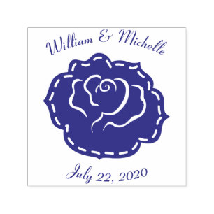 Country Garden Wedding Self-Inking Accent Stamp