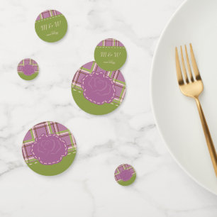 Country Garden Wedding Table Confetti