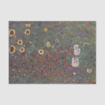 Country Garden with Sunflowers by Gustav Klimt Tissue Paper<br><div class="desc">Gustav Klimt - Art Nouveau Artist</div>