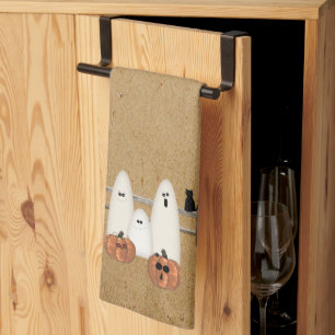 Country Ghosts Tea Towel