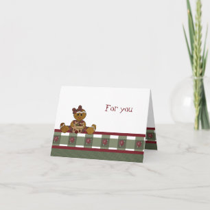 Country Gingerbread Gift Card