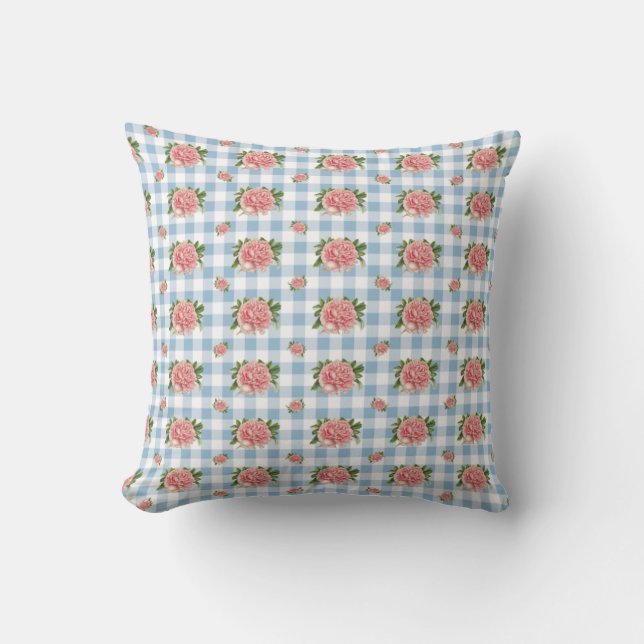 Country Gingham Cushion (Front)