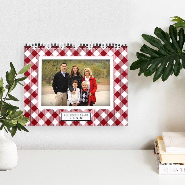 Country Gingham Photo Calendar (Creator Uploaded)