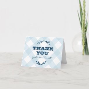 Country Gingham Thank You