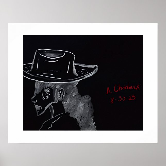 Country Girl Contemplating Poster (Front)