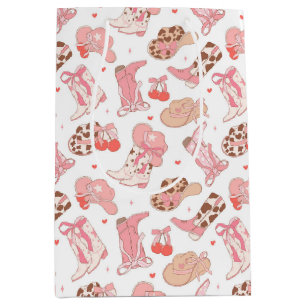 Country Girl Cowboy Boots n’ Hats Medium Gift Bag