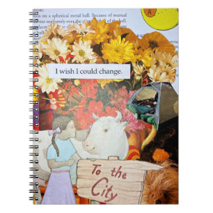 Country Girl Seeks Change In The City A Collage  Notebook