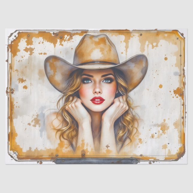 Country Girl Tissue Paper (Front)