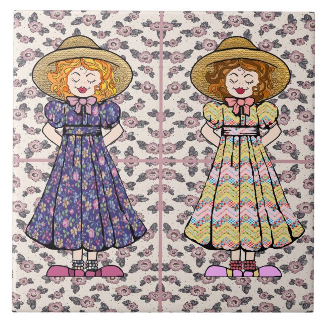 Country Girls Tile (Front)