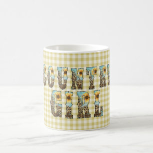 Country Girls Typography Coffee Mug