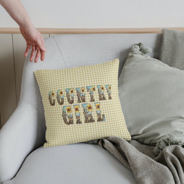  Country Girls Typography Cushion (Creator Uploaded)