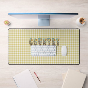  Country Girls Typography Desk Mat