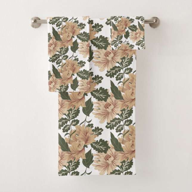Country Gold Rose Towel Set (Insitu)