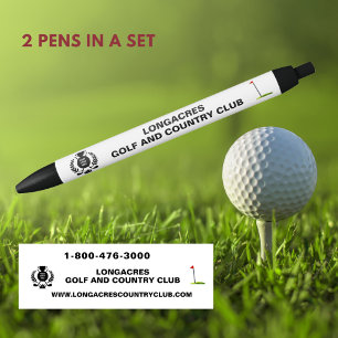 Country & Golf Club League Logo Website Phone Pen