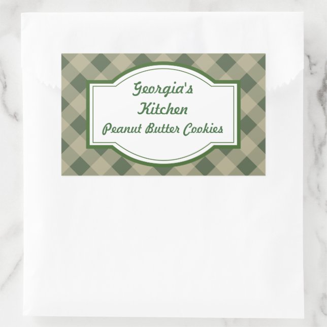 Country Green Kitchen Stickers (Bag)