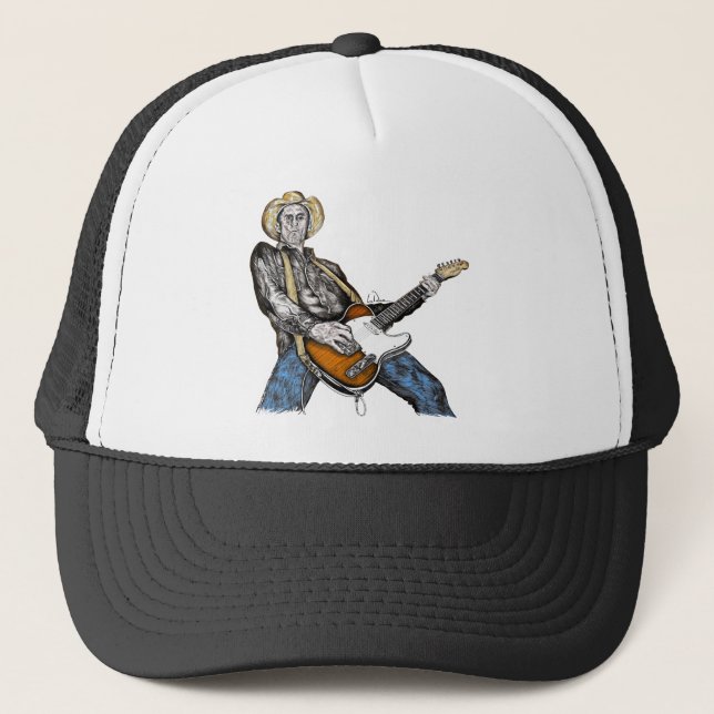 Country Guitar Trucker Hat (Front)