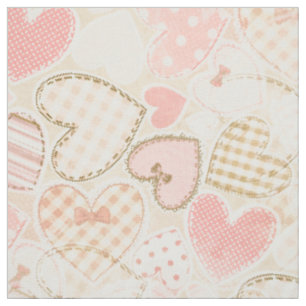 Country Hearts Fabric