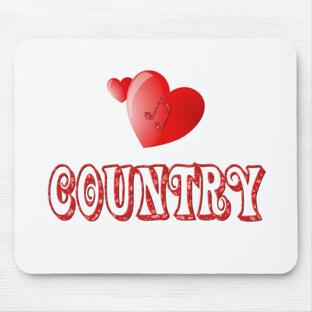 Country Hearts Mouse Mat (Front)