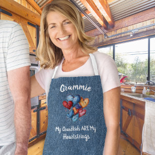 Country Heartstrings Personalised Grandmother Name Apron
