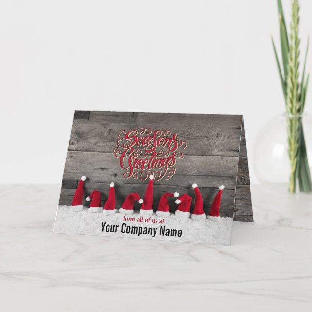 Country Holiday Wishes Corporate Folded (Front)