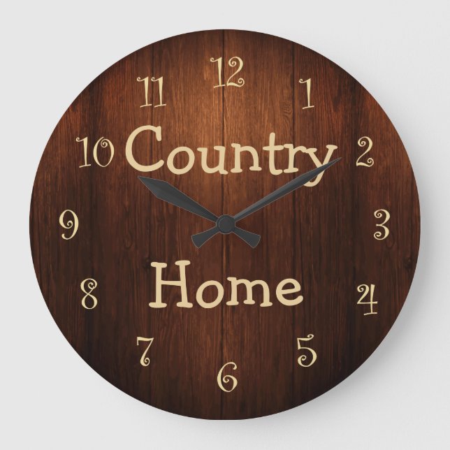 Country Home Kitchen Clock (Front)