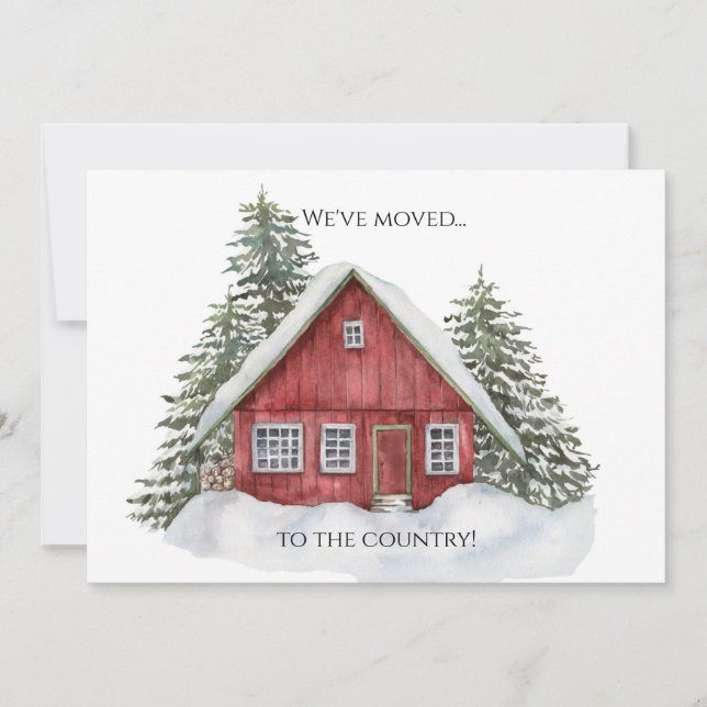 Country Home Moving Announcement (Front)