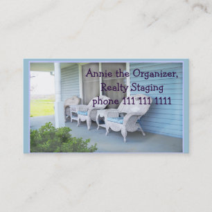 Country Home Photo, customise, Home Staging Business Card
