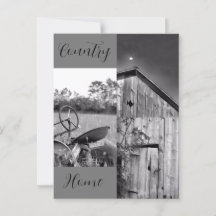 "Country Home" Tractor Barn Collage