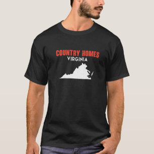 Country Homes Washington USA State America Travel  T-Shirt