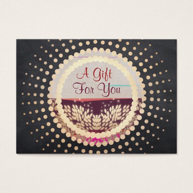 Country  Horizon Logo Gift Certificate (Front)