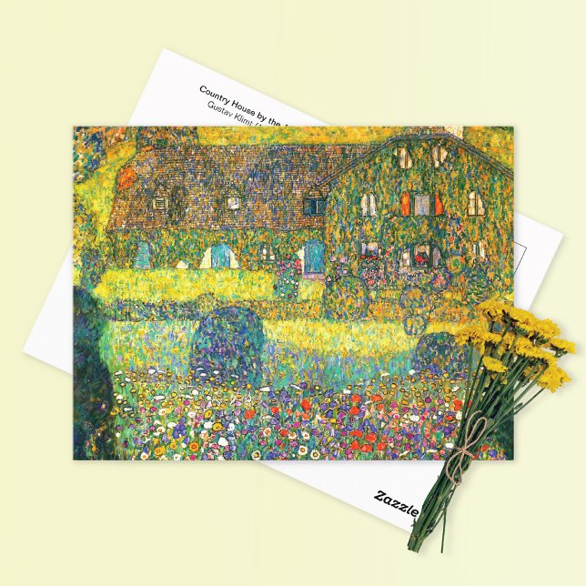 Country House Attersee Gustav Klimt Postcard (Creator Uploaded)