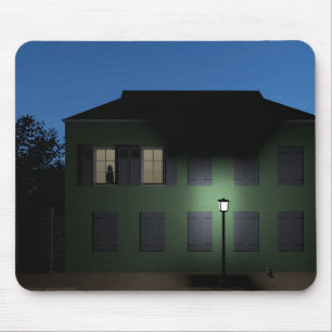 Country house mouse mat