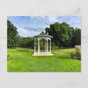 Country House Octagon Holiday Postcard