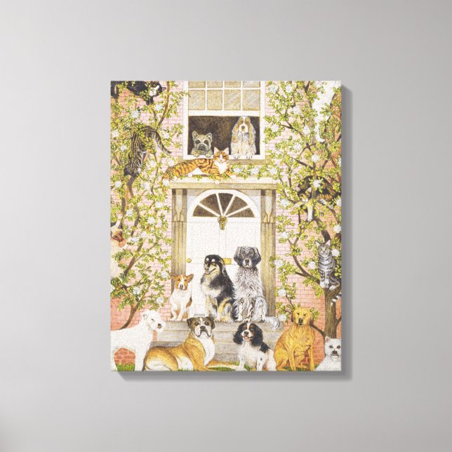 Country House Party Canvas Print (Front)