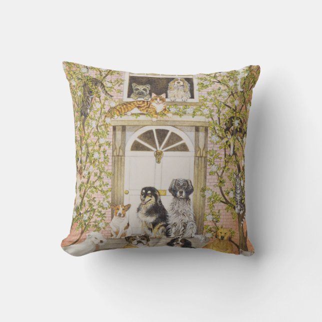 Country House Party Cushion (Front)