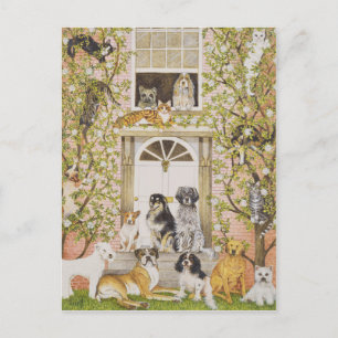 Country House Party Invitation Postcard