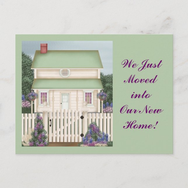 Country House Postcards - We just moved.... (Front)