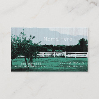 Country Illustration Business Card
