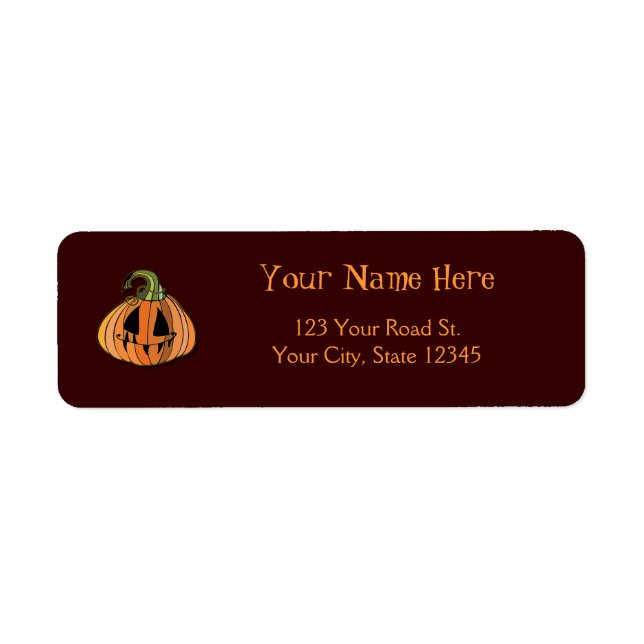 Country Jack-o-lantern Pumpkin (Front)