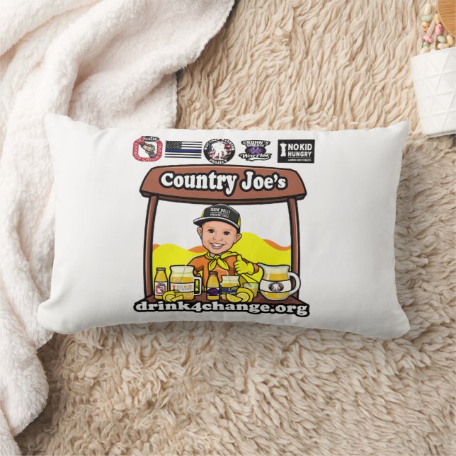 Country Joes Lemonade Lumbar Cushion (Blanket)