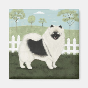 Country Keeshond Magnet