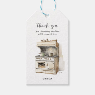 Country Kitchen Bridal Shower Thank You Gift Tags