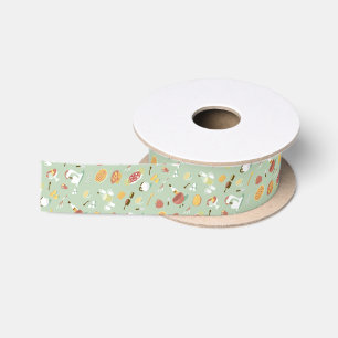 Country Kitchen Cooking Tools Satin Ribbon