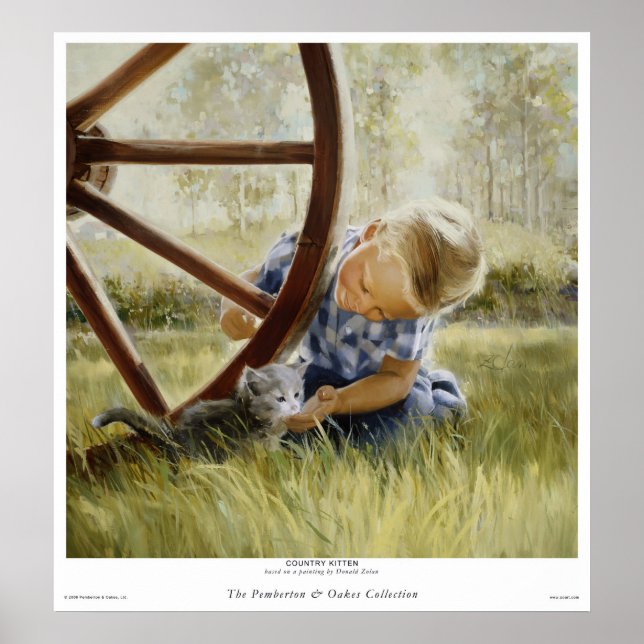 Country Kitten Poster (Front)