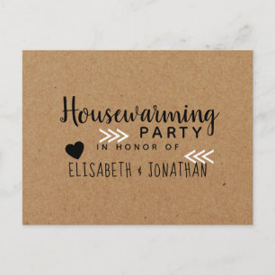 Country Kraft Housewarming Party Invitation