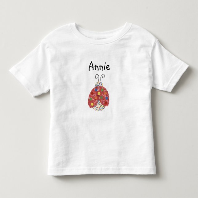Country Ladybug Custom Name Shirt (Front)
