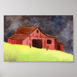 Country Landscape Mini-Poster Poster